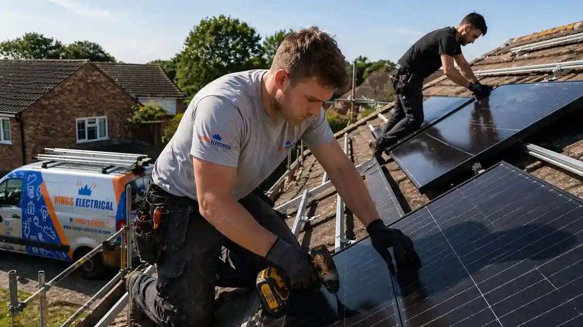 Solar PV and Battery Storage Electrical Services Leicester